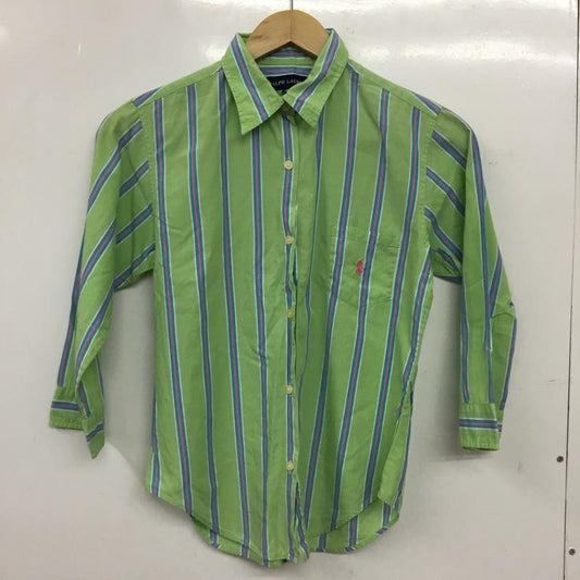 ラルフローレン RALPHLAUREN シャツ、ブラウス 長袖 キッズ 160cm ストライプ 160cm ワンポイント マルチカラー / マルチカラー / multicolor ボーイズ USED 古着 中古 10159983