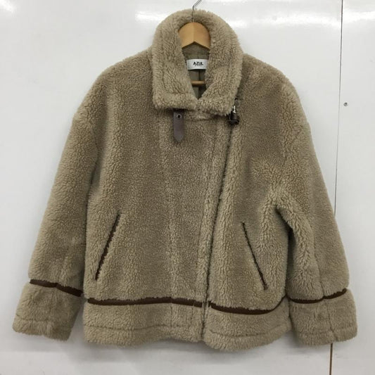 アズールバイマウジー AZUL BY MOUSSY ジャケット、上着 ジャケット、ブレザー 250DAM30-114I BOA B-3 JACKET ボア M 無地 茶 / ブラウン / brown レディース USED 古着 中古 10159984