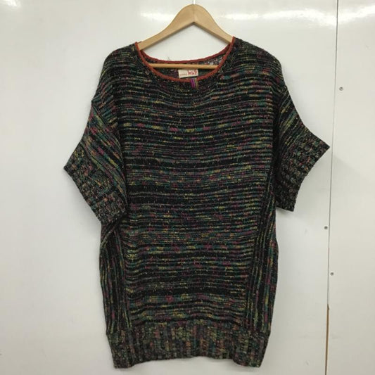 チチカカ TITICACA ニット、セーター 半袖 半袖カットソー ニットカットソー 総柄 マルチカラー / マルチカラー / multicolor レディース USED 古着 中古 10159987