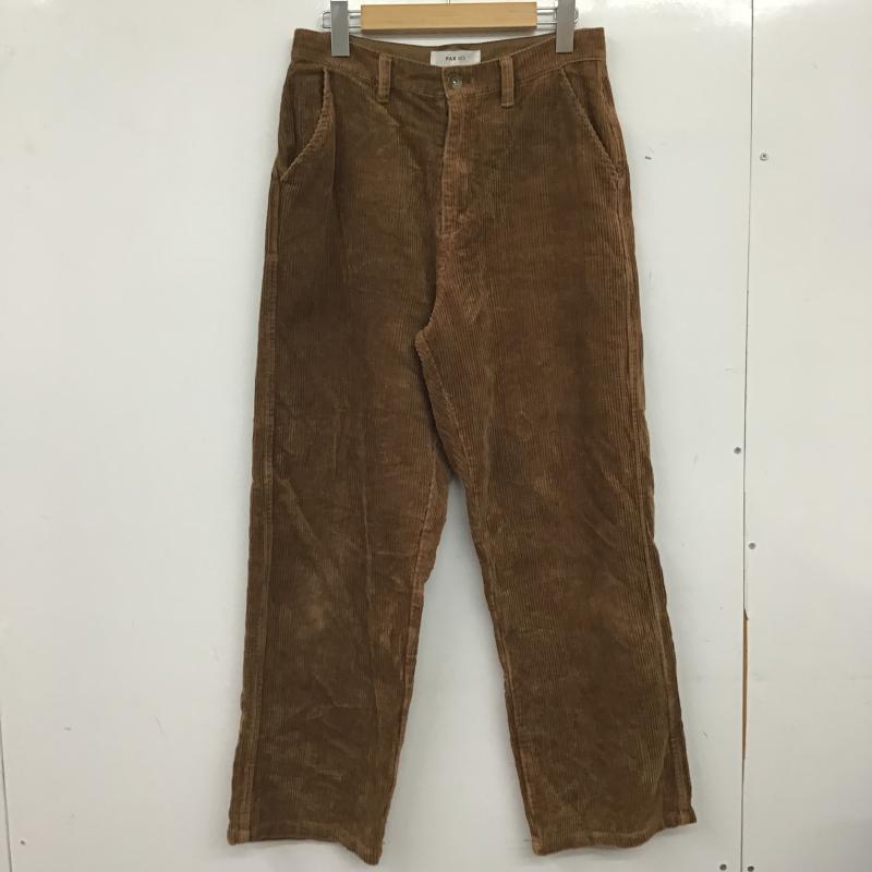 パーリッシィ PAR ICI パンツ デニム、ジーンズ コーデュロイパンツ ワイドパンツ カジュアルパンツ 2 無地 茶 / ブラウン / brown レディース USED 古着 中古 10159999