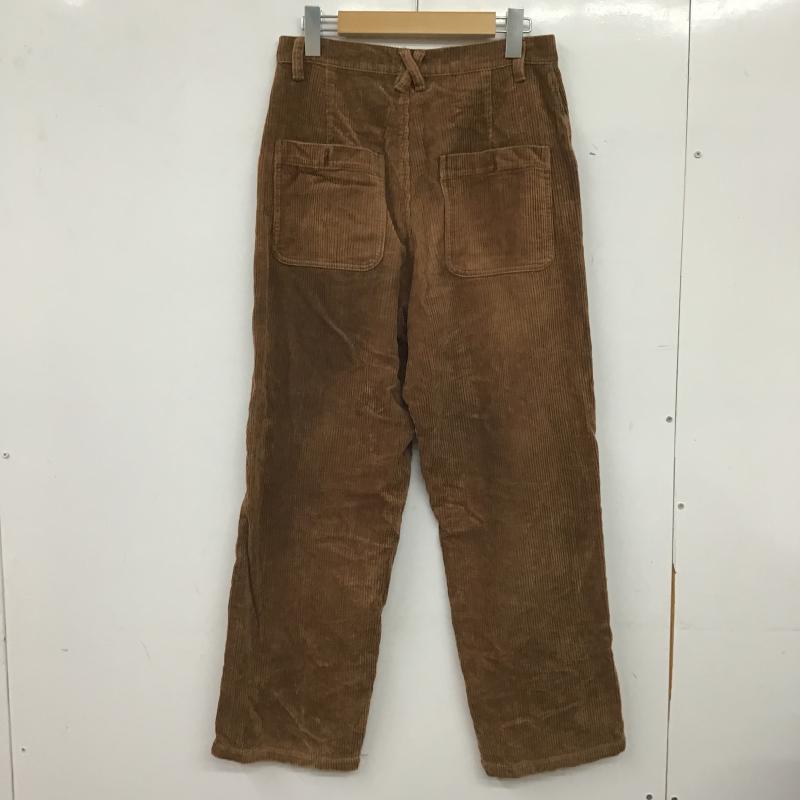 パーリッシィ PAR ICI パンツ デニム、ジーンズ コーデュロイパンツ ワイドパンツ カジュアルパンツ 2 無地 茶 / ブラウン / brown レディース USED 古着 中古 10159999