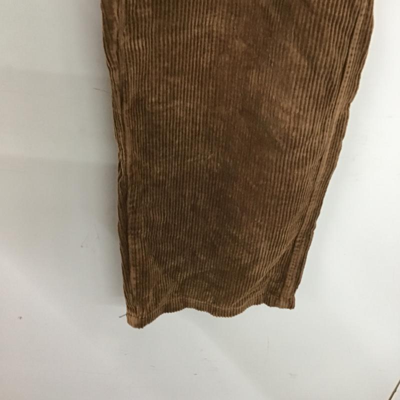 パーリッシィ PAR ICI パンツ デニム、ジーンズ コーデュロイパンツ ワイドパンツ カジュアルパンツ 2 無地 茶 / ブラウン / brown レディース USED 古着 中古 10159999
