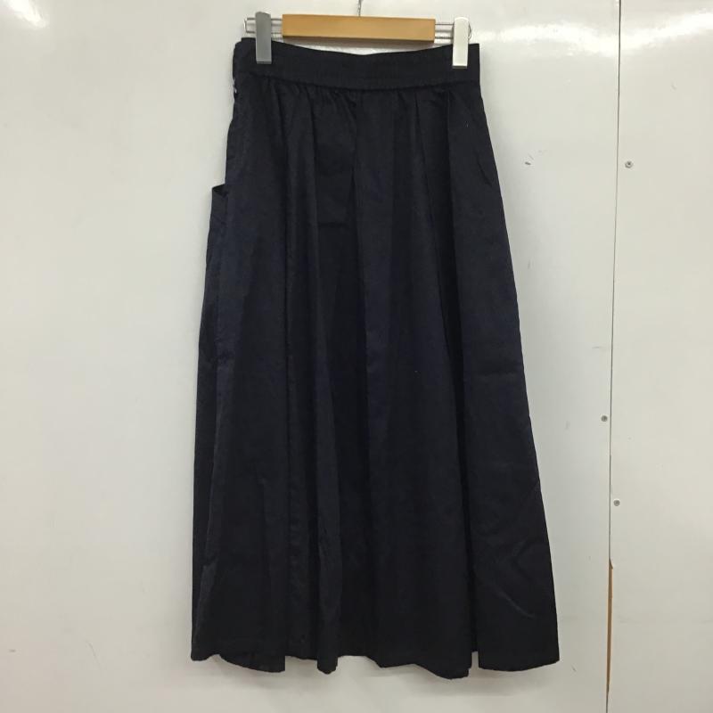 ローリーズファーム LOWRYS FARM スカート ロングスカート ロングスカート フレアスカート カジュアルスカート FREE 無地 紺 / ネイビー / navy レディース USED 古着 中古 10160000