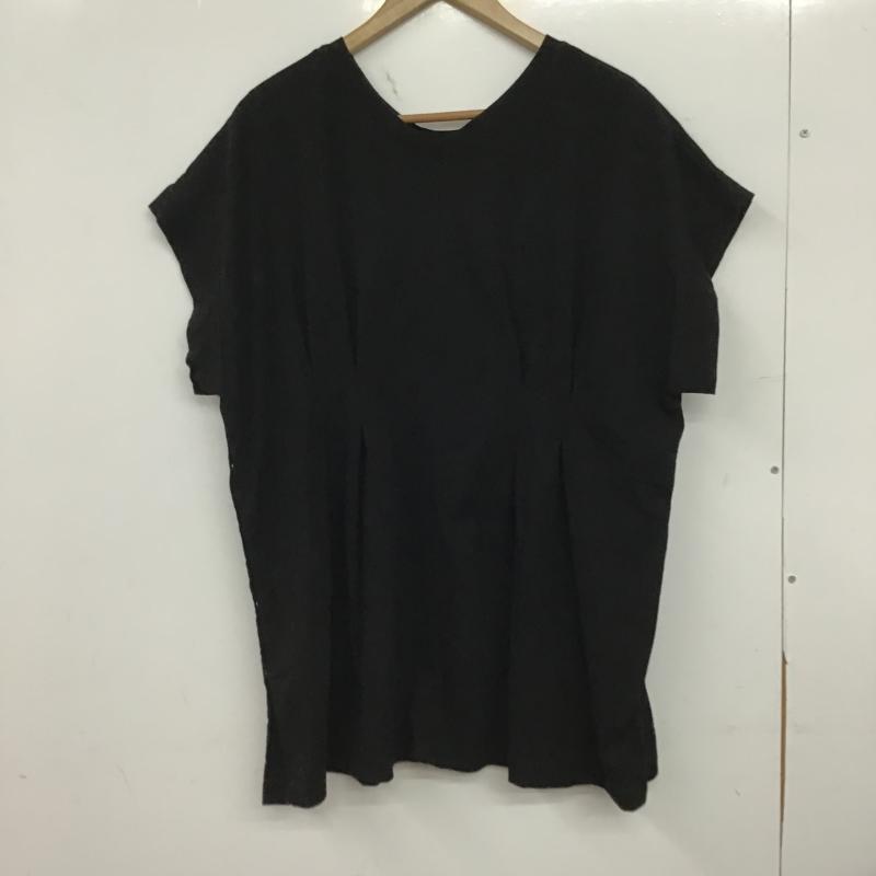 レプシィム LEPSIM Tシャツ 半袖 半袖カットソー 無地Tシャツ M 無地 黒 / ブラック / black レディース USED 古着 中古 10160002