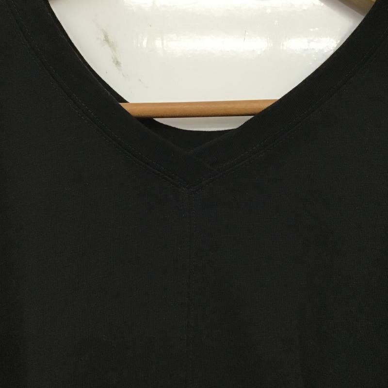 レプシィム LEPSIM Tシャツ 半袖 半袖カットソー 無地Tシャツ M 無地 黒 / ブラック / black レディース USED 古着 中古 10160002