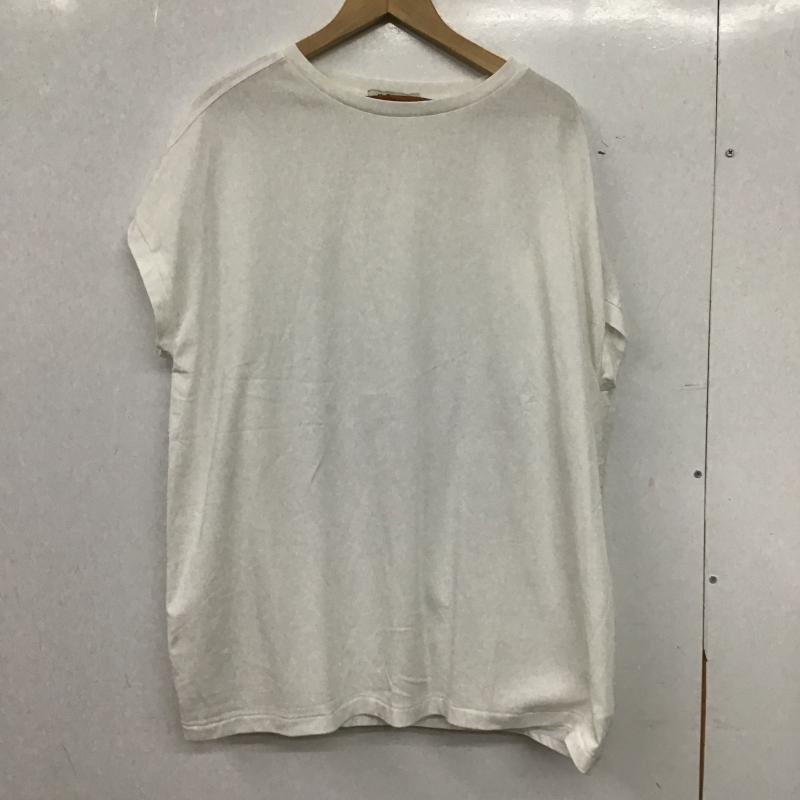 ニコアンド niko and... カットソー 半袖 半袖カットソー 無地Tシャツ クルーネックカットソー M 無地 白 / ホワイト / white レディース USED 古着 中古 10160003