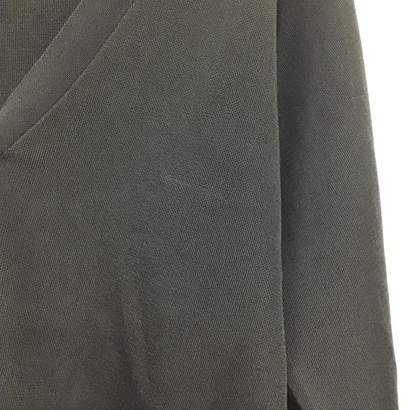 フォーシー for/c カーディガン 長袖 長袖ニットカーディガン 前ボタン ノーカラー L 無地 黒 / ブラック / black レディース USED 古着 中古 10160006