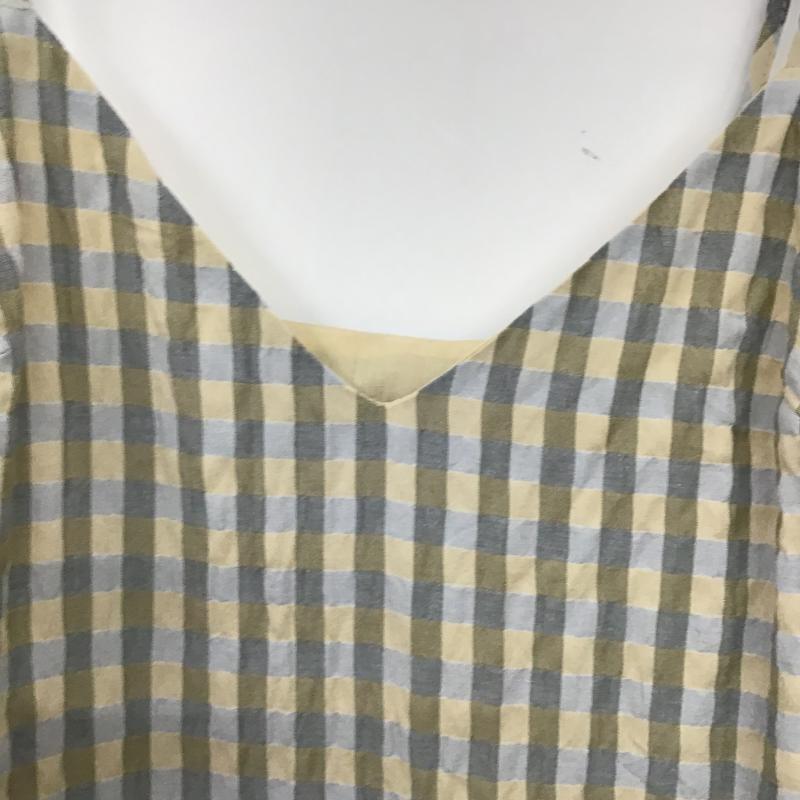 ザラ ZARA キャミソール キャミソール ノースリーブカットソー キャミソール S チェック マルチカラー / マルチカラー / multicolor レディース USED 古着 中古 10160012