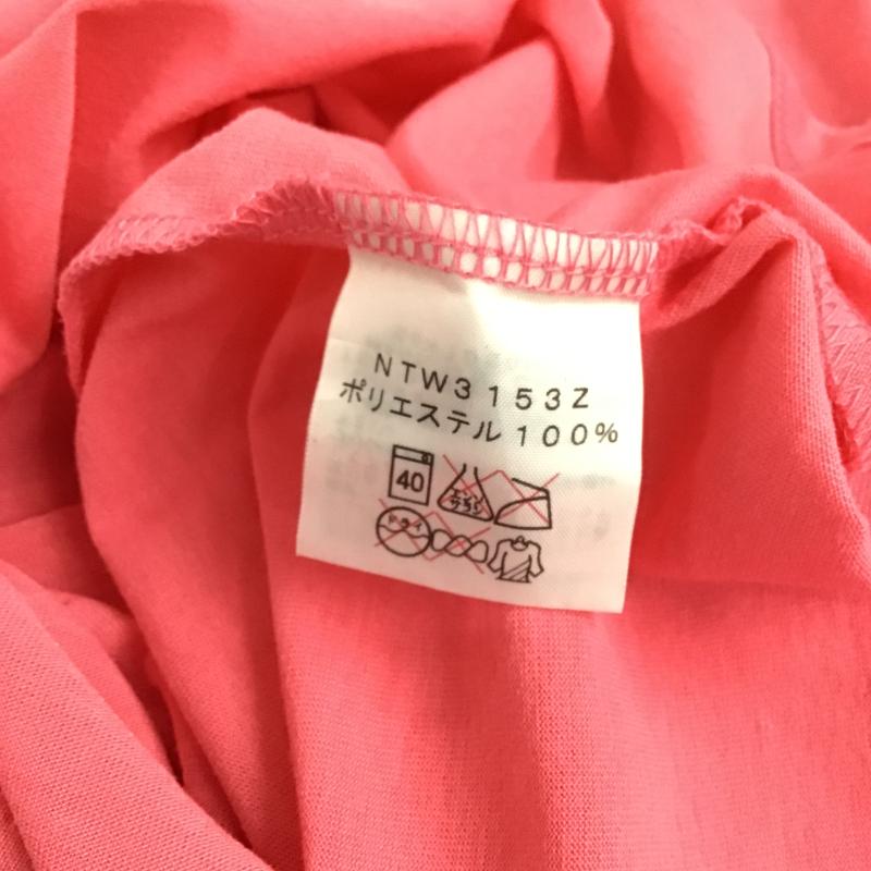 ザノースフェイス THE NORTH FACE Tシャツ 半袖 半袖カットソー プリントTシャツ クルーネックカットソー M ロゴ、文字 桃 / ピンク / pink レディース USED 古着 中古 10160013