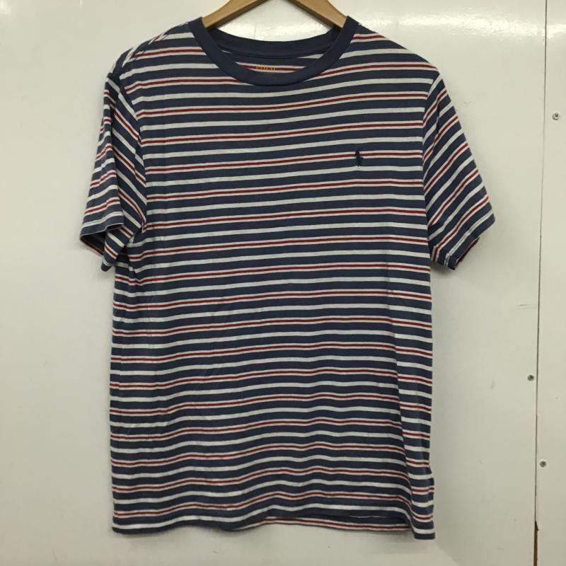 ポロラルフローレン POLO RALPH LAUREN Tシャツ 半袖 半袖カットソー プリントTシャツ クルーネックカットソー L ボーダー柄 マルチカラー / マルチカラー / multicolor レディース USED 古着 中古 10160014