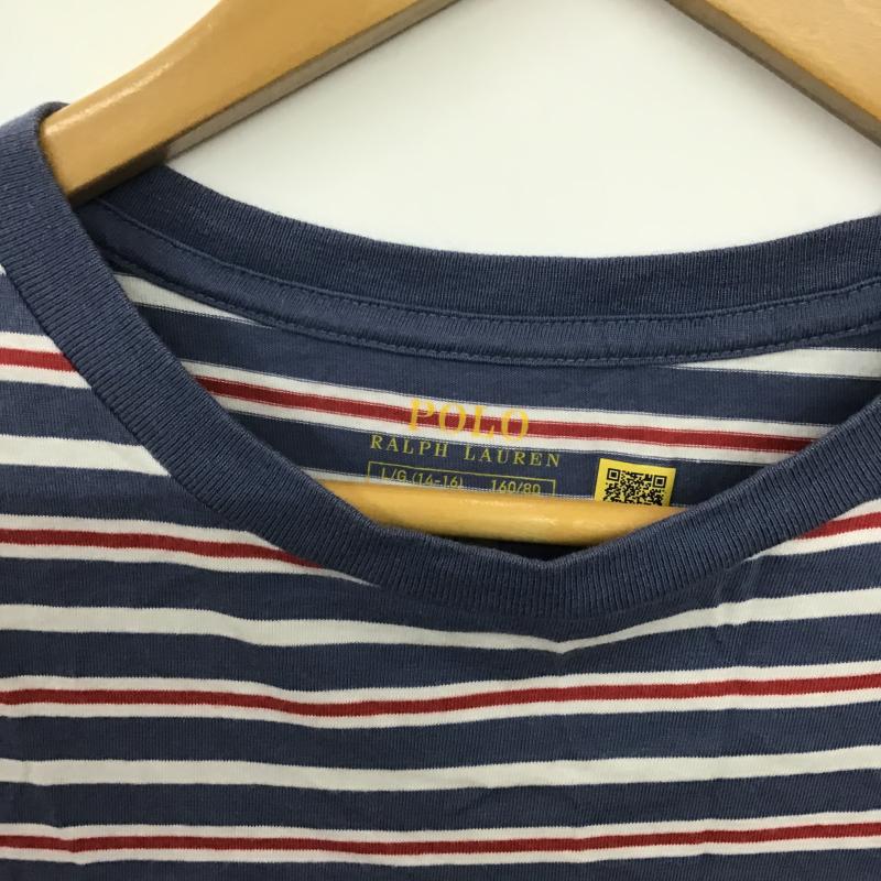 ポロラルフローレン POLO RALPH LAUREN Tシャツ 半袖 半袖カットソー プリントTシャツ クルーネックカットソー L ボーダー柄 マルチカラー / マルチカラー / multicolor レディース USED 古着 中古 10160014