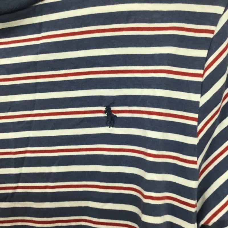 ポロラルフローレン POLO RALPH LAUREN Tシャツ 半袖 半袖カットソー プリントTシャツ クルーネックカットソー L ボーダー柄 マルチカラー / マルチカラー / multicolor レディース USED 古着 中古 10160014