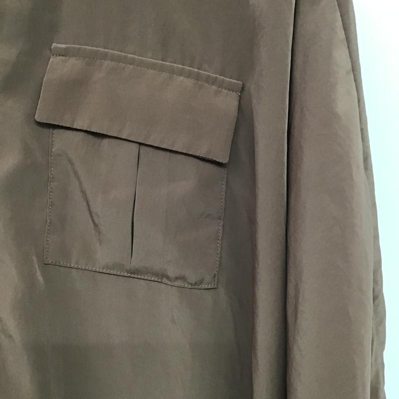 ケービーエフ KBF シャツ、ブラウス 長袖 長袖シャツ 無地シャツ カラーシャツ FREE 無地 茶 / ブラウン / brown レディース USED 古着 中古 10160016