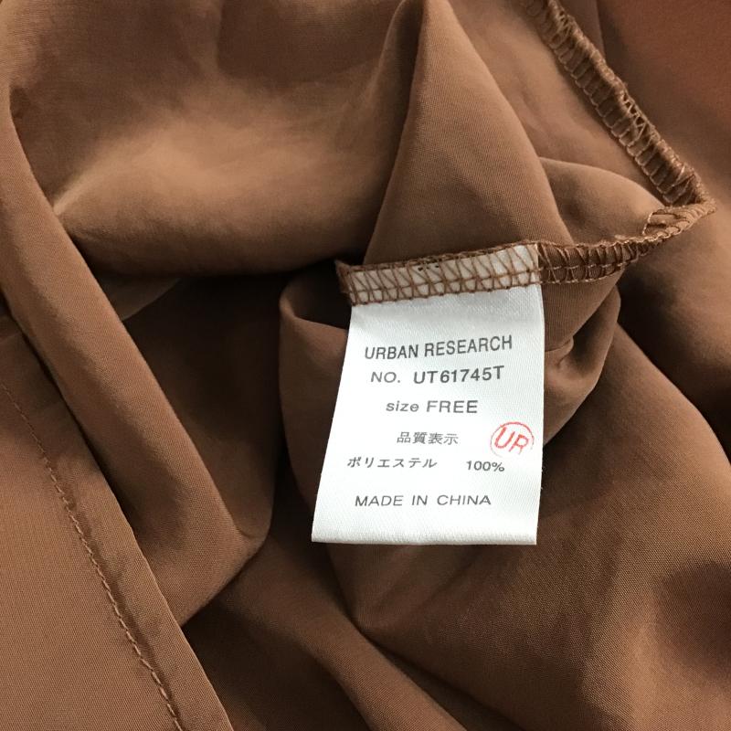 ケービーエフ KBF シャツ、ブラウス 長袖 長袖シャツ 無地シャツ カラーシャツ FREE 無地 茶 / ブラウン / brown レディース USED 古着 中古 10160016