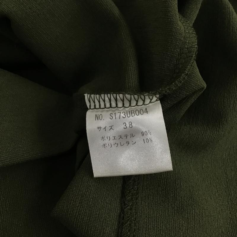 シークレットトロフィー SECRETTROPHY カットソー 長袖 長袖カットソー 無地カットソー クルーネック 38 無地 カーキ / カーキ / khaki レディース USED 古着 中古 10160018