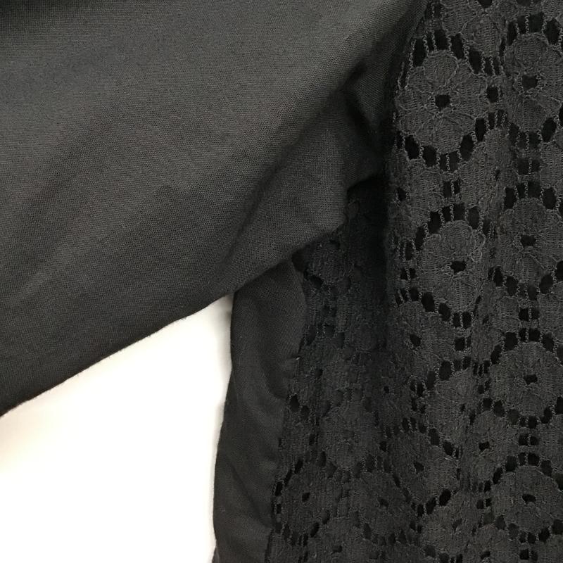 アメリカンラグシー AMERICAN RAG CIE カットソー 長袖 長袖カットソー ワイドネックカットソー FREE 総柄 黒 / ブラック / black レディース USED 古着 中古 10160019