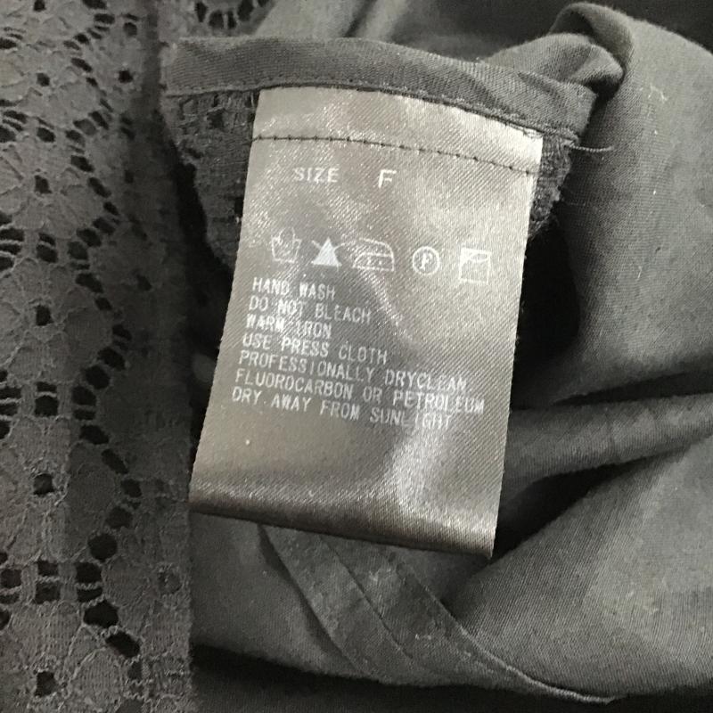 アメリカンラグシー AMERICAN RAG CIE カットソー 長袖 長袖カットソー ワイドネックカットソー FREE 総柄 黒 / ブラック / black レディース USED 古着 中古 10160019