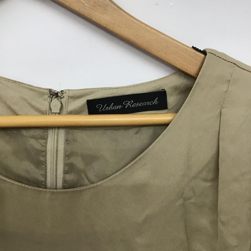 アーバンリサーチ URBAN RESEARCH カットソー 長袖 長袖カットソー 無地カットソー ジップアップ ONE SIZE 無地 ベージュ / ベージュ / beige X 紺 / ネイビー / navy レディース USED 古着 中古 10160020