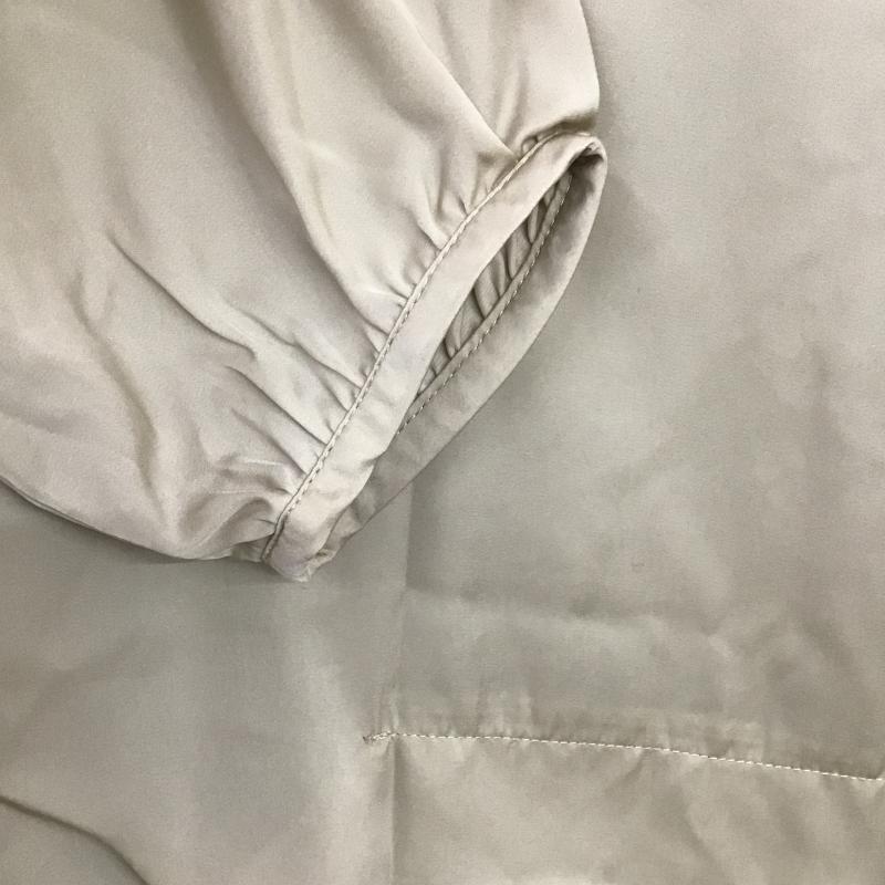 アーバンリサーチ URBAN RESEARCH カットソー 長袖 長袖カットソー 無地カットソー ジップアップ ONE SIZE 無地 ベージュ / ベージュ / beige X 紺 / ネイビー / navy レディース USED 古着 中古 10160020
