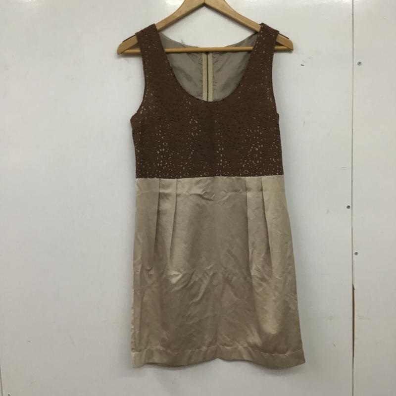 リズムオブライフユナイテッドアローズ RHYTHMOFLIFEUNITEDARROWS カットソー 半袖 ノースリーブカットソー プルオーバー 花柄 ベージュ / ベージュ / beige レディース USED 古着 中古 10160021