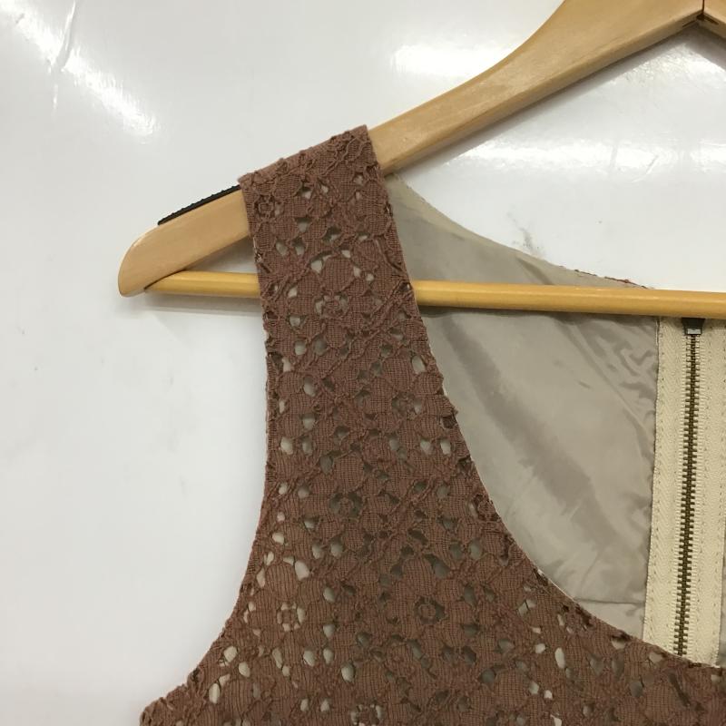 リズムオブライフユナイテッドアローズ RHYTHMOFLIFEUNITEDARROWS カットソー 半袖 ノースリーブカットソー プルオーバー 花柄 ベージュ / ベージュ / beige レディース USED 古着 中古 10160021