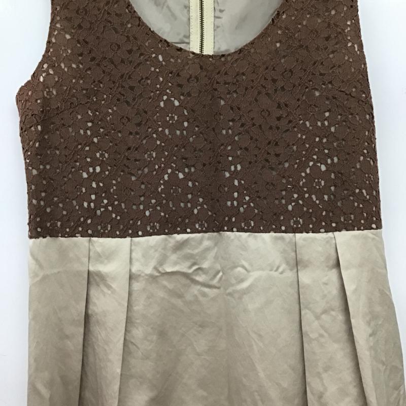 リズムオブライフユナイテッドアローズ RHYTHMOFLIFEUNITEDARROWS カットソー 半袖 ノースリーブカットソー プルオーバー 花柄 ベージュ / ベージュ / beige レディース USED 古着 中古 10160021