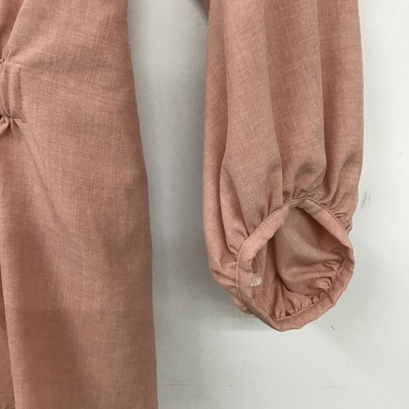 インデックス index カットソー 長袖 長袖カットソー 無地カットソー ワイドネック L 無地 桃 / ピンク / pink レディース USED 古着 中古 10160028