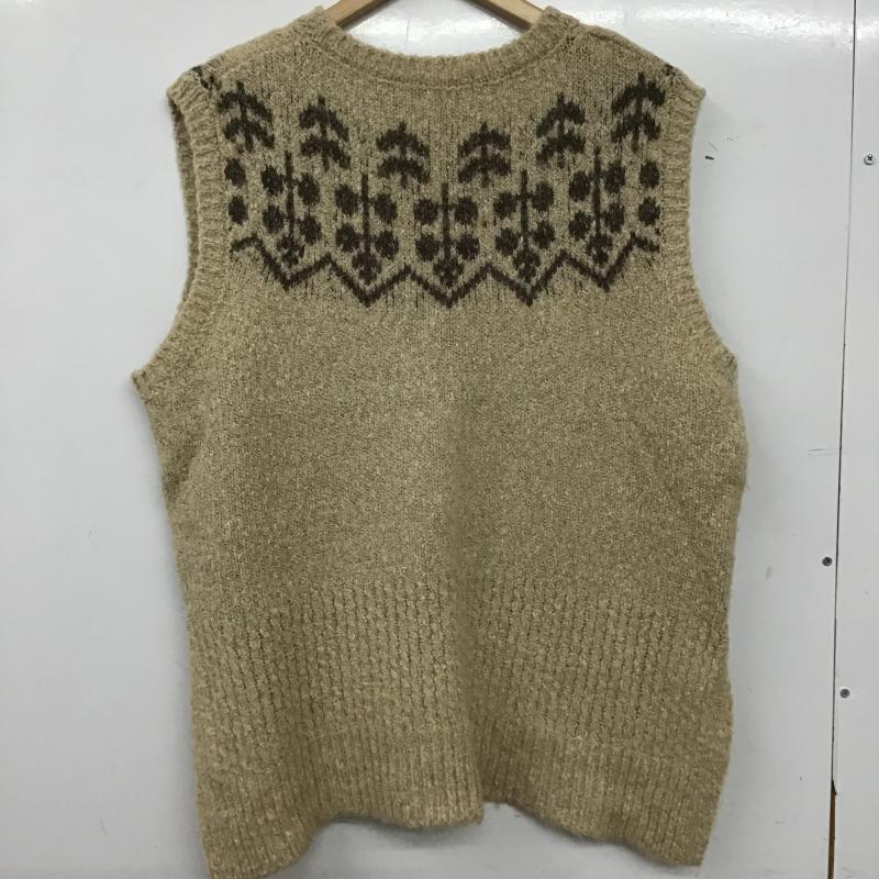 サマンサモスモス Samansa Mos2 ベスト ベスト ニットベスト プルオーバー FREE プリント ベージュ / ベージュ / beige レディース USED 古着 中古 10160029