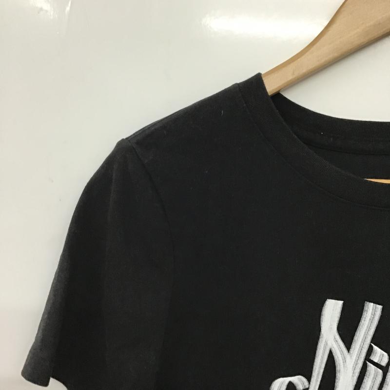 ナイキ NIKE Tシャツ 半袖 半袖カットソー プリントTシャツ クルーネックカットソー L ロゴ、文字 黒 / ブラック / black レディース USED 古着 中古 10160030