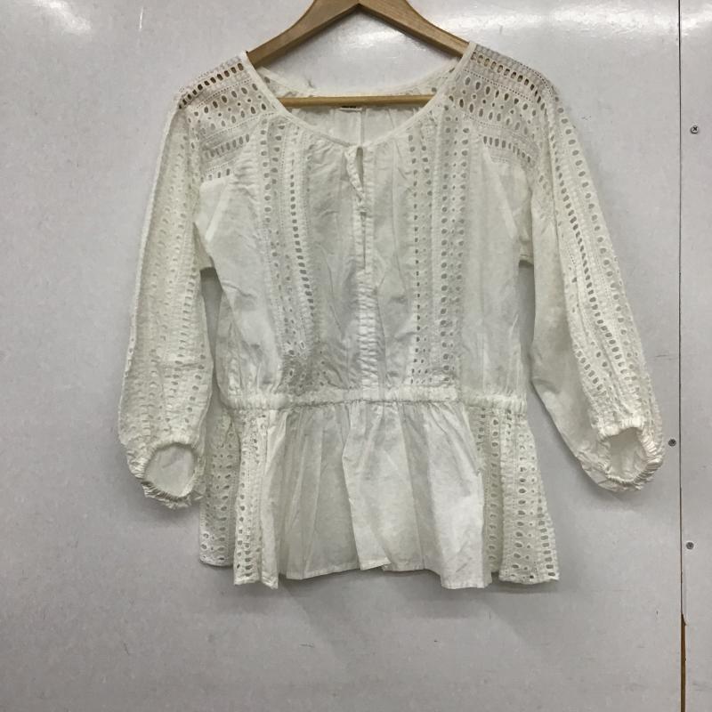 ニコアンド niko and... カットソー 長袖 長袖カットソー ノースリーブ 3  白 / ホワイト / white レディース USED 古着 中古 10160031