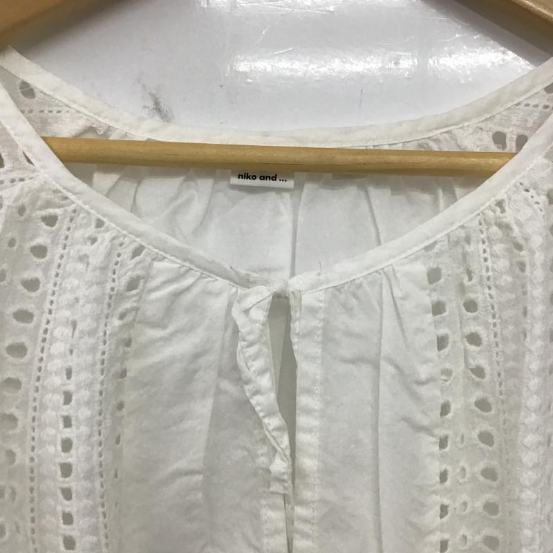 ニコアンド niko and... カットソー 長袖 長袖カットソー ノースリーブ 3  白 / ホワイト / white レディース USED 古着 中古 10160031