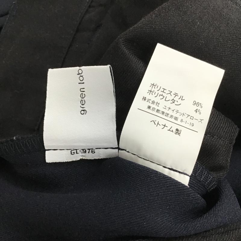 グリーンレーベルリラクシング green label relaxing パンツ スラックス スラックスパンツ ワイドパンツ カジュアルパンツ 38 無地 紺 / ネイビー / navy レディース USED 古着 中古 10160036