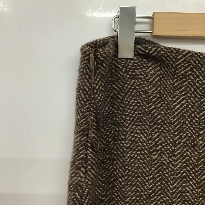 ラルフローレン RALPHLAUREN スカート ひざ丈スカート タイトスカート ひざ丈 カジュアルスカート L 総柄 茶 / ブラウン / brown レディース USED 古着 中古 10160037