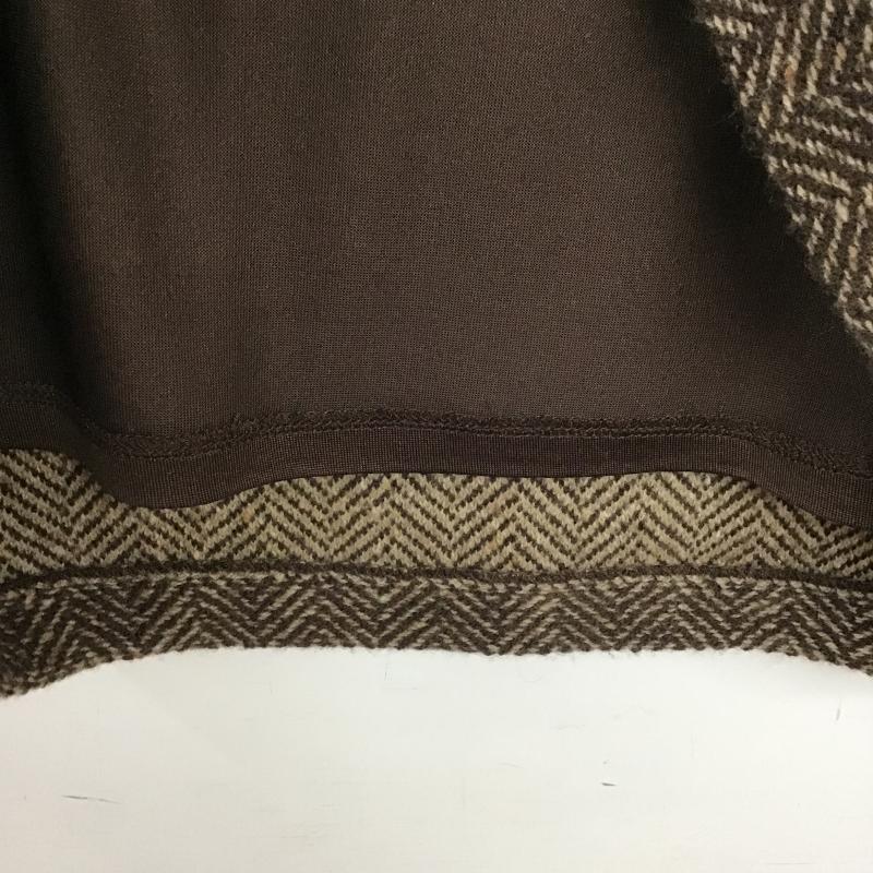 ラルフローレン RALPHLAUREN スカート ひざ丈スカート タイトスカート ひざ丈 カジュアルスカート L 総柄 茶 / ブラウン / brown レディース USED 古着 中古 10160037