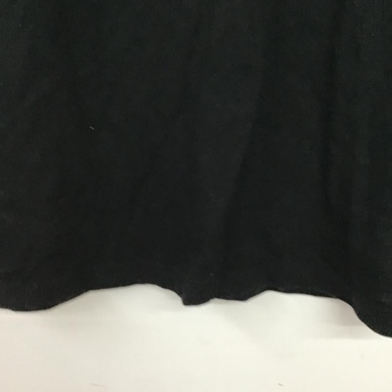 アニエス・ベー agnes b. カットソー 長袖 長袖カットソー プリントカットソー クルーネック ロゴ、文字 黒 / ブラック / black レディース USED 古着 中古 10160039