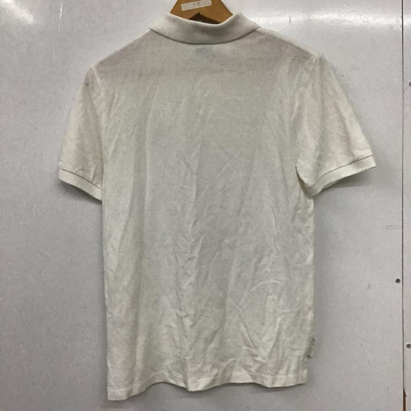 ポロバイラルフローレン Polo by RALPH LAUREN ポロシャツ 半袖 半袖ポロシャツ カラーシャツ 半袖カットソー M ロゴ、文字 白 / ホワイト / white レディース USED 古着 中古 10160041