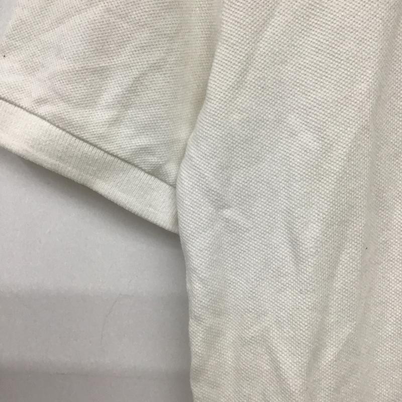 ポロバイラルフローレン Polo by RALPH LAUREN ポロシャツ 半袖 半袖ポロシャツ カラーシャツ 半袖カットソー M ロゴ、文字 白 / ホワイト / white レディース USED 古着 中古 10160041