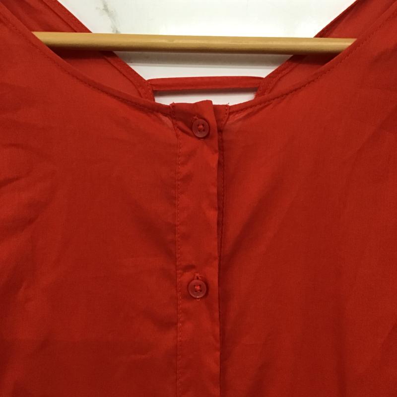 ローリーズファーム LOWRYS FARM ワンピース ロングスカート 半袖ロングワンピース FREE 無地 赤 / レッド / red レディース USED 古着 中古 10160043