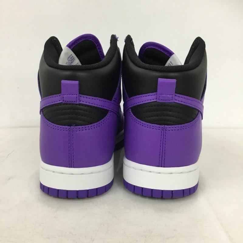 ナイキ NIKE スニーカー スニーカー DV0829-500 DUNK HI RETRO BTTYS 28cm 箱有 28.0cm ロゴ、文字 黒 / ブラック / black X 紫 / パープル / purple メンズ USED 古着 中古 10160046