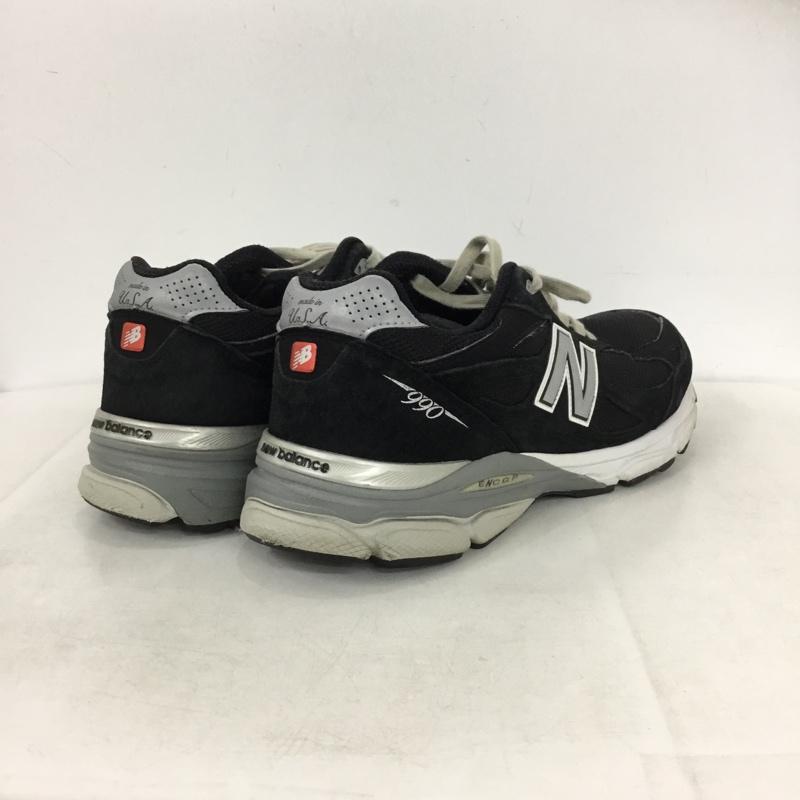 ニューバランス New Balance スニーカー スニーカー M990BS3 MADE IN USA 990v3 29cm 29.0cm ロゴ、文字 黒 / ブラック / black メンズ USED 古着 中古 10160047