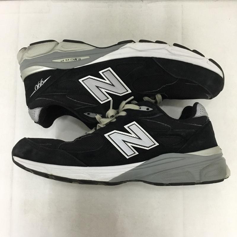 ニューバランス New Balance スニーカー スニーカー M990BS3 MADE IN USA 990v3 29cm 29.0cm ロゴ、文字 黒 / ブラック / black メンズ USED 古着 中古 10160047