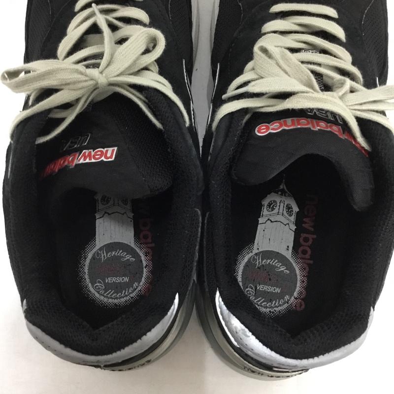 ニューバランス New Balance スニーカー スニーカー M990BS3 MADE IN USA 990v3 29cm 29.0cm ロゴ、文字 黒 / ブラック / black メンズ USED 古着 中古 10160047
