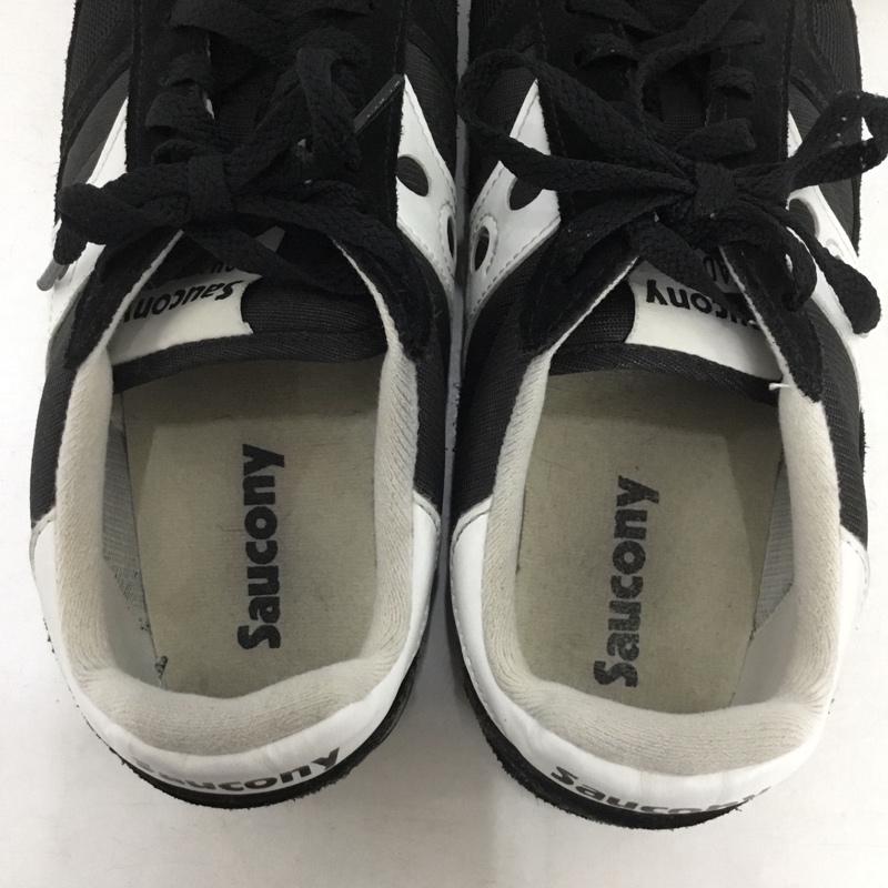 サッカニー Saucony スニーカー スニーカー 2108-518 SHADOW ORIGINAL UK9.5 US：10.5 ロゴ、文字 黒 / ブラック / black X 白 / ホワイト / white メンズ USED 古着 中古 10160050