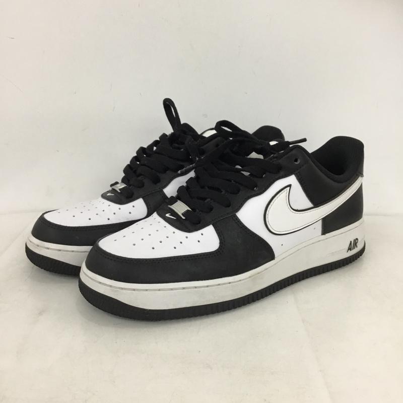 ナイキ NIKE スニーカー スニーカー DV0788-001 AIR FORCE 1 07 28cm 28.0cm ロゴ、文字 黒 / ブラック / black X 白 / ホワイト / white メンズ USED 古着 中古 10160052