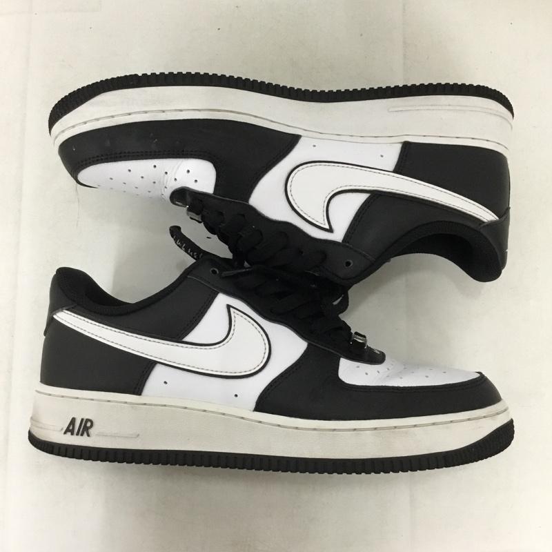 ナイキ NIKE スニーカー スニーカー DV0788-001 AIR FORCE 1 07 28cm 28.0cm ロゴ、文字 黒 / ブラック / black X 白 / ホワイト / white メンズ USED 古着 中古 10160052