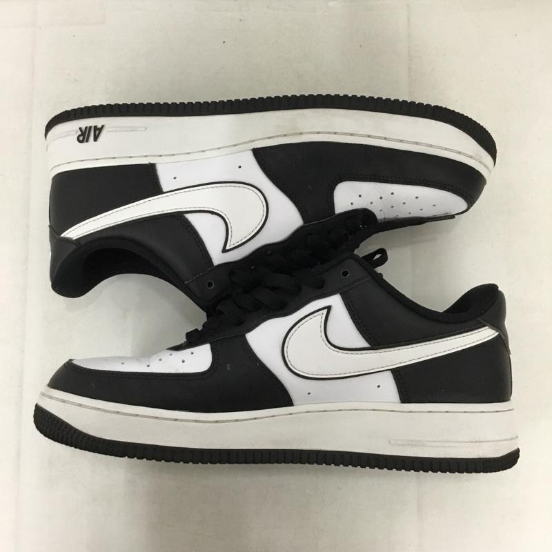ナイキ NIKE スニーカー スニーカー DV0788-001 AIR FORCE 1 07 28cm 28.0cm ロゴ、文字 黒 / ブラック / black X 白 / ホワイト / white メンズ USED 古着 中古 10160052