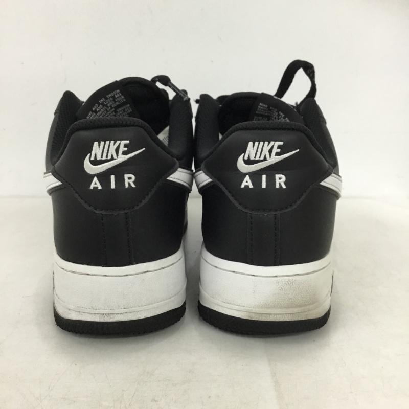 ナイキ NIKE スニーカー スニーカー DV0788-001 AIR FORCE 1 07 28cm 28.0cm ロゴ、文字 黒 / ブラック / black X 白 / ホワイト / white メンズ USED 古着 中古 10160052