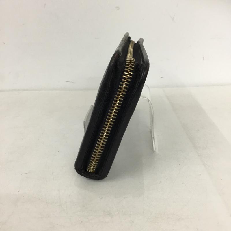 ロエベ LOEWE 財布 長財布 アナグラム ラウンドファスナー 箱有 ワンポイント 黒 / ブラック / black メンズ USED 古着 中古 10160057
