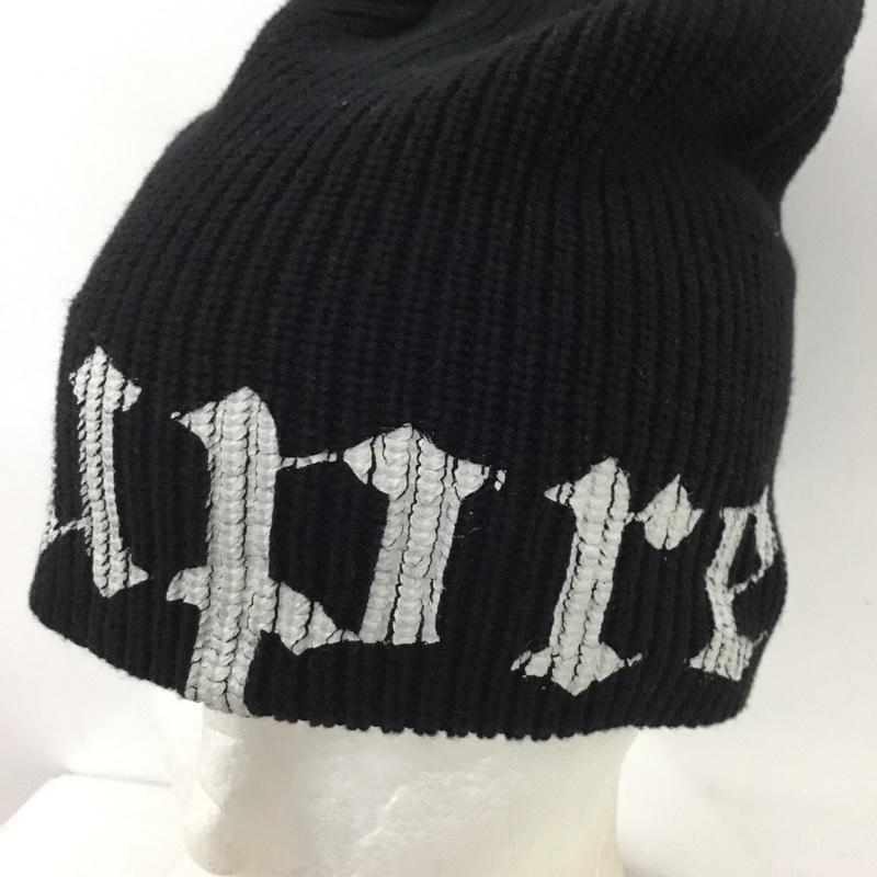 シュプリーム Supreme 帽子 ニット帽 25SS Old English Printed Beanie ロゴ、文字 黒 / ブラック / black メンズ USED 古着 中古 10160059
