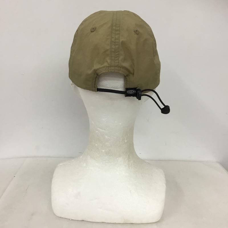 キーン KEEN 帽子 キャップ 1028217 ロゴ ナイロン バンジーキャップ ロゴ、文字 ベージュ / ベージュ / beige メンズ USED 古着 中古 10160062